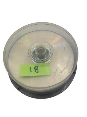 Sony DVD-R 4.7GB Blank Discs 120 Min 16x 18-Count Spindle For Crafts & Storage